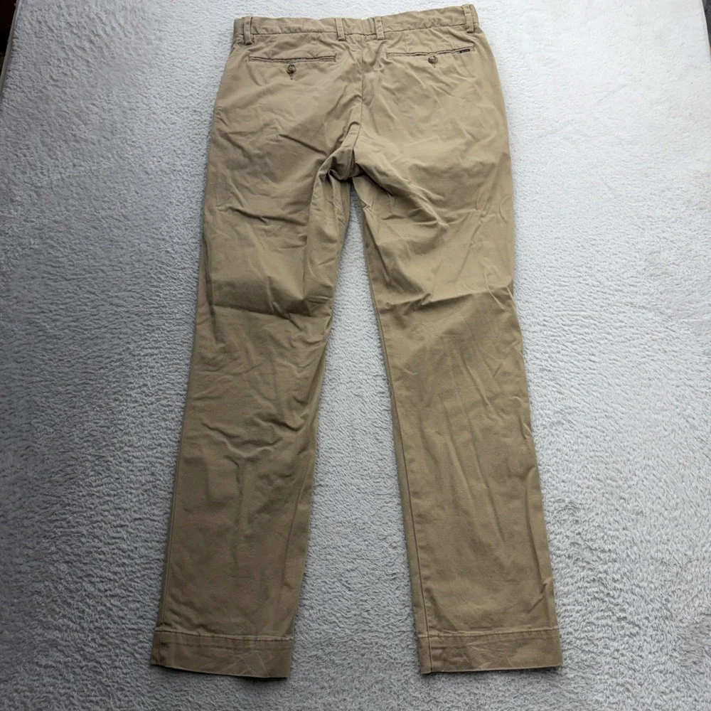 Polo Ralph Lauren Mens Stretch Slim Fit Chino‎ Pants Khaki Tan 31x30